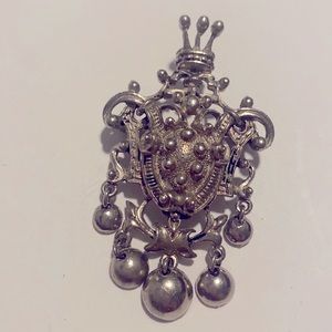 Vintage silver brooch